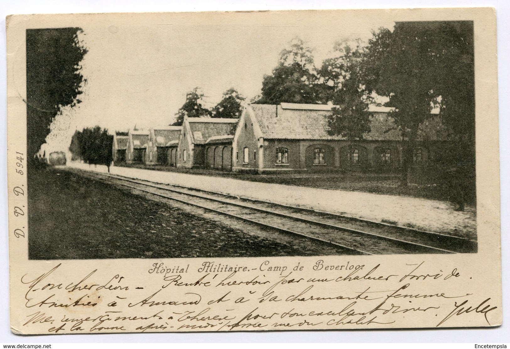 CPA - Carte Postale - Belgique - Camp De Beverloo - Hôpital Militaire - 1902 (B8834) - Leopoldsburg (Camp De Beverloo)