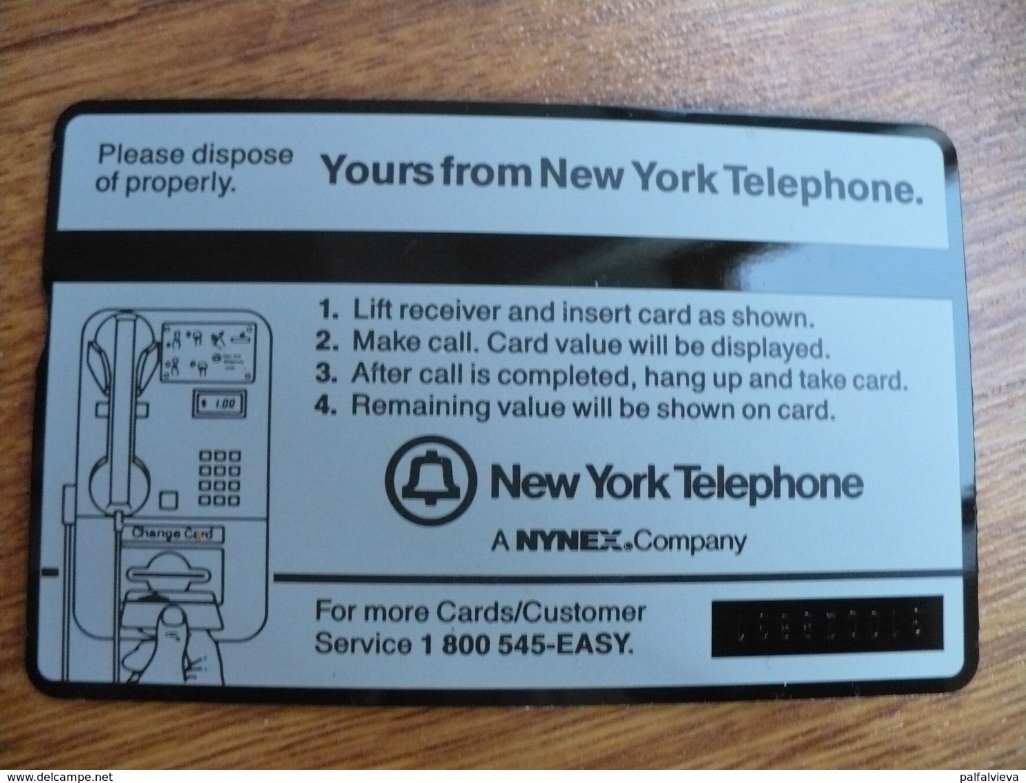 L & G Phonecard USA  - New York, Niagara Falls - [1] Holographic Cards (Landis & Gyr)