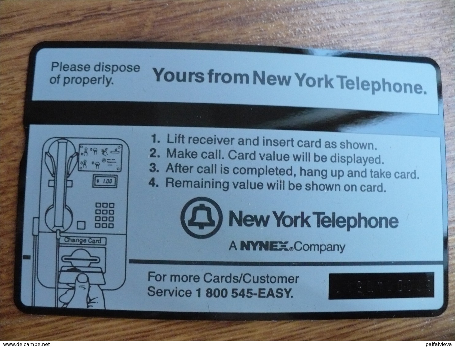 L & G Phonecard USA  - New York, New York City - [1] Holographic Cards (Landis & Gyr)