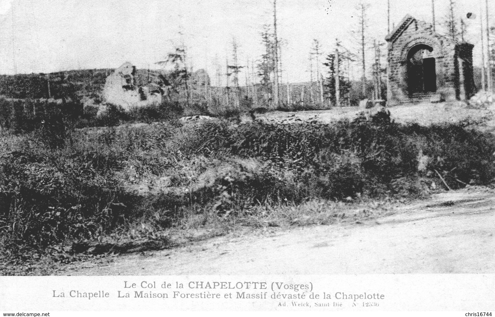 Col De La Chapelotte  Chapelle Et Maison Forestière - Autres & Non Classés