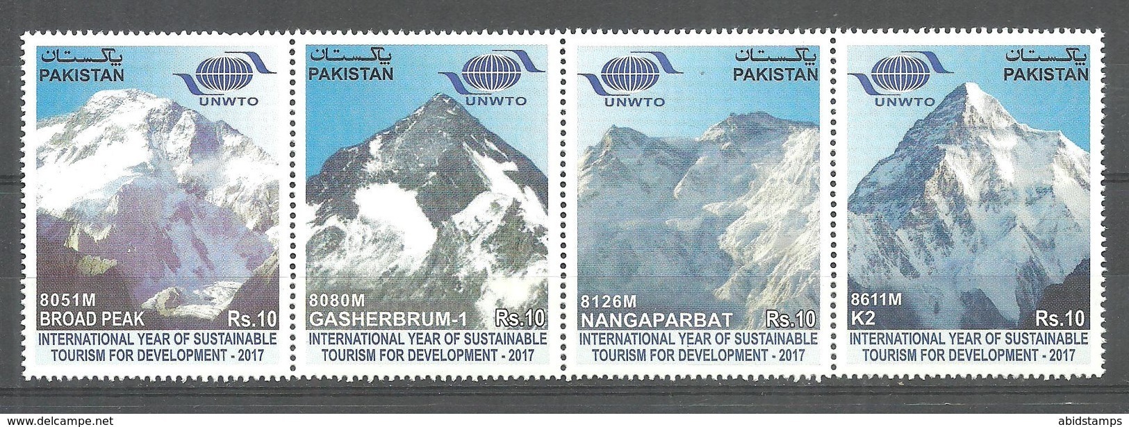 PAKISTAN 2017 INTERNATIONAL YEAR OF SUSTAINABLE TOURISM FOR DEVELOPMENT MOUNTAIN IN PAKISTAN MNH - Pakistán