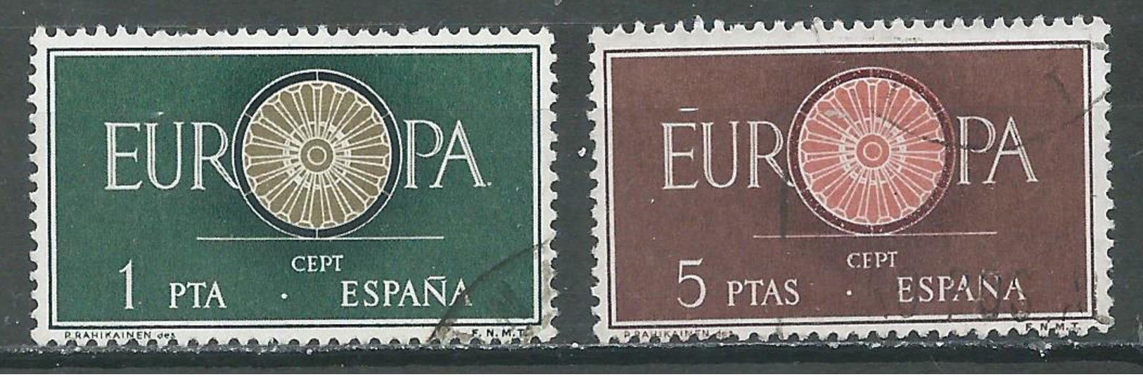 Espagne YT N°975/976 Europa 1960 Oblitéré ° - 1960