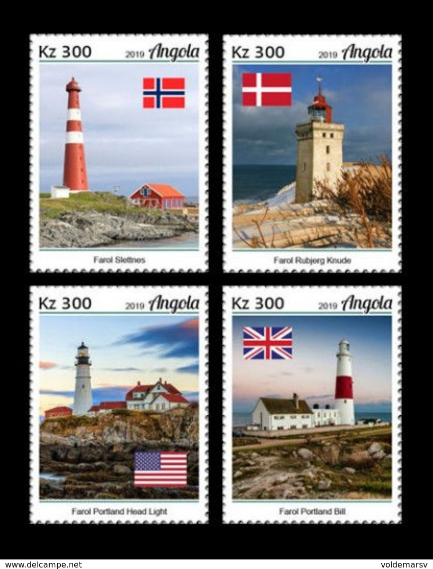 Angola 2019 Mih. 2086/89 Lighthouses Of The World MNH ** - Angola