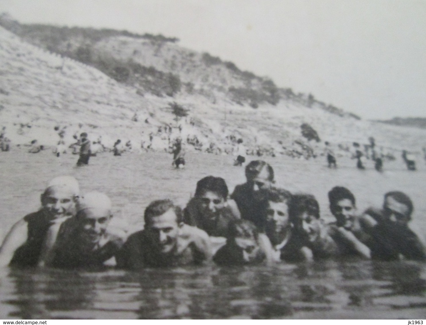 MACEDONIA, 18 PHOTOS, MEN AND WOMEN IN SWIMSUITS ON THE BEACH THE RIVER VARDAR, SKOPJE 1943