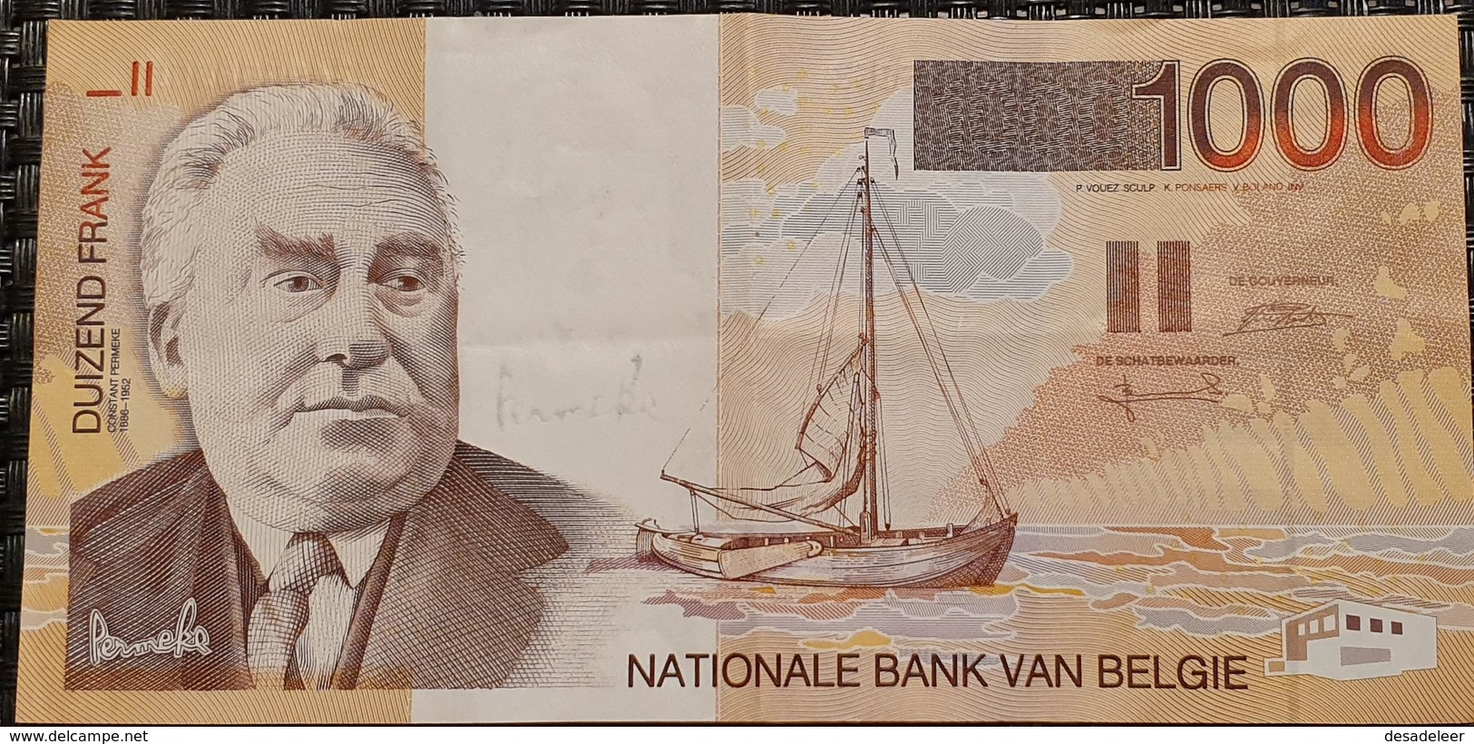Belgium 1.000 Francs ND (1997) - 1000 Francs