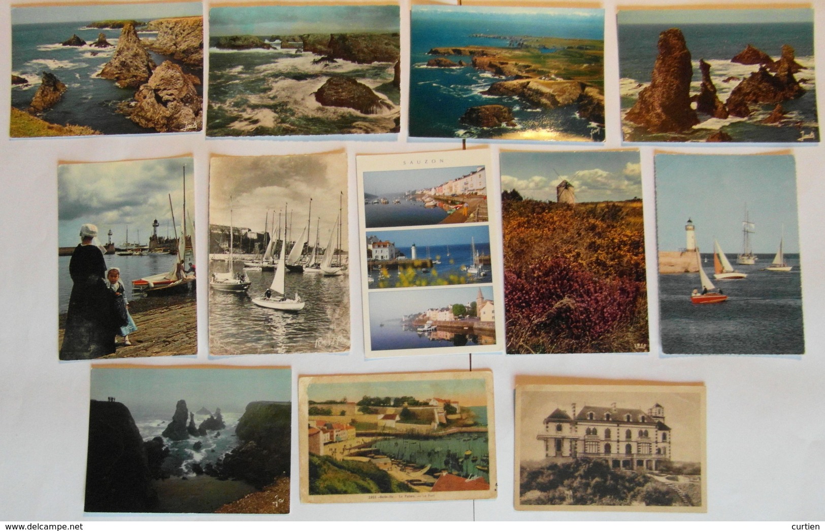 BELLE ILE En MER  56  Vue Divers . Lot De  37 Cartes ( Voir 2 Photos ) - Belle Ile En Mer