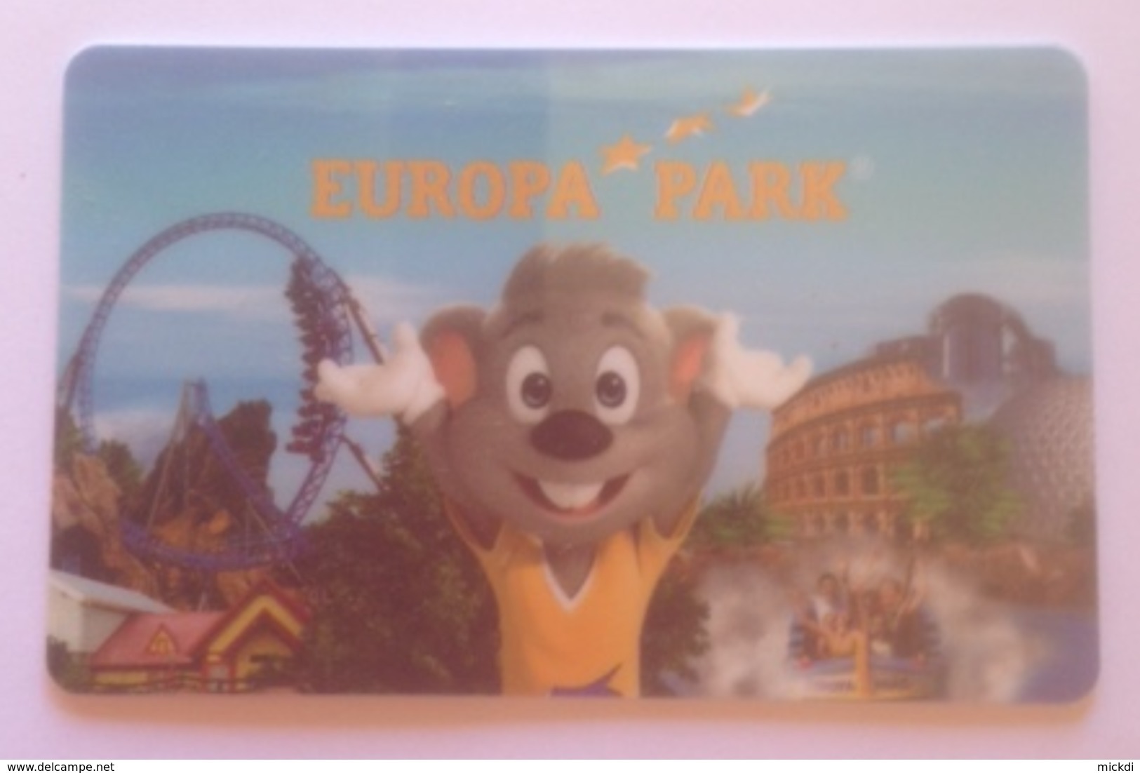 EUROPA PARK TELECARTE NON ACTIVEE - Publicité