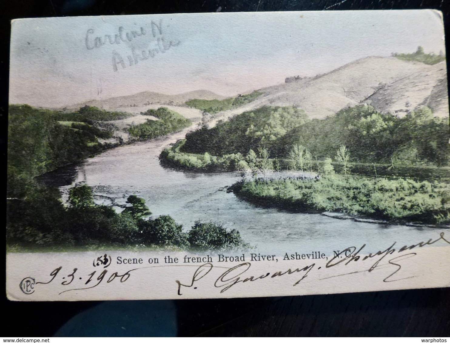 CARTE POSTALE _ CPA VINTAGE : USA _ NORTH CAROLINA _ ASHEVILLE _ French Board River _ 1906      // CPA.L.GBUSA.95.22 - Asheville