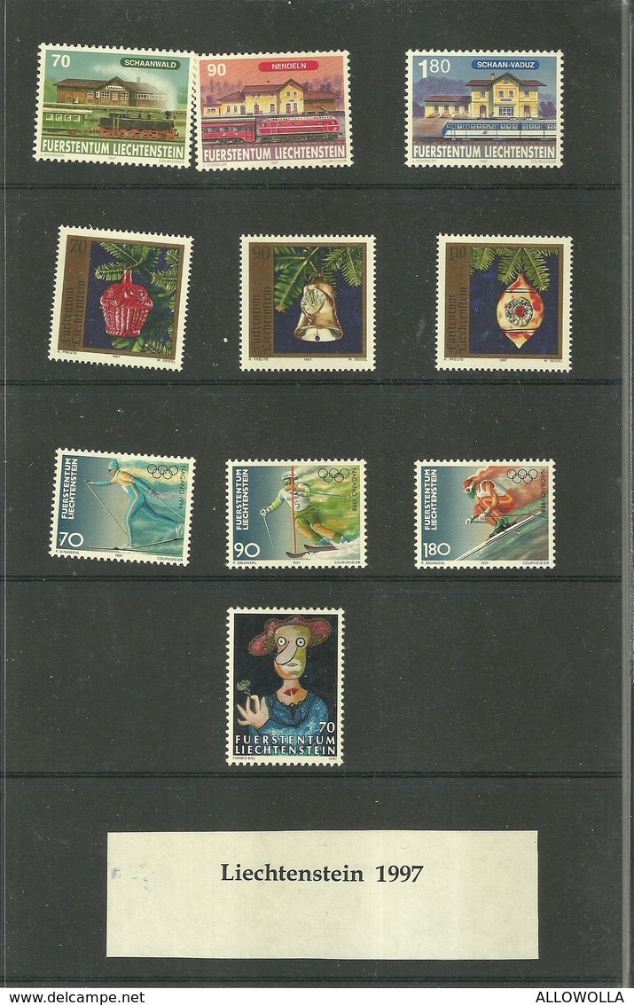 4121 "LIECHTENSTEIN 1997-19 FRANCOBOLLI NUOVI" - Unused Stamps