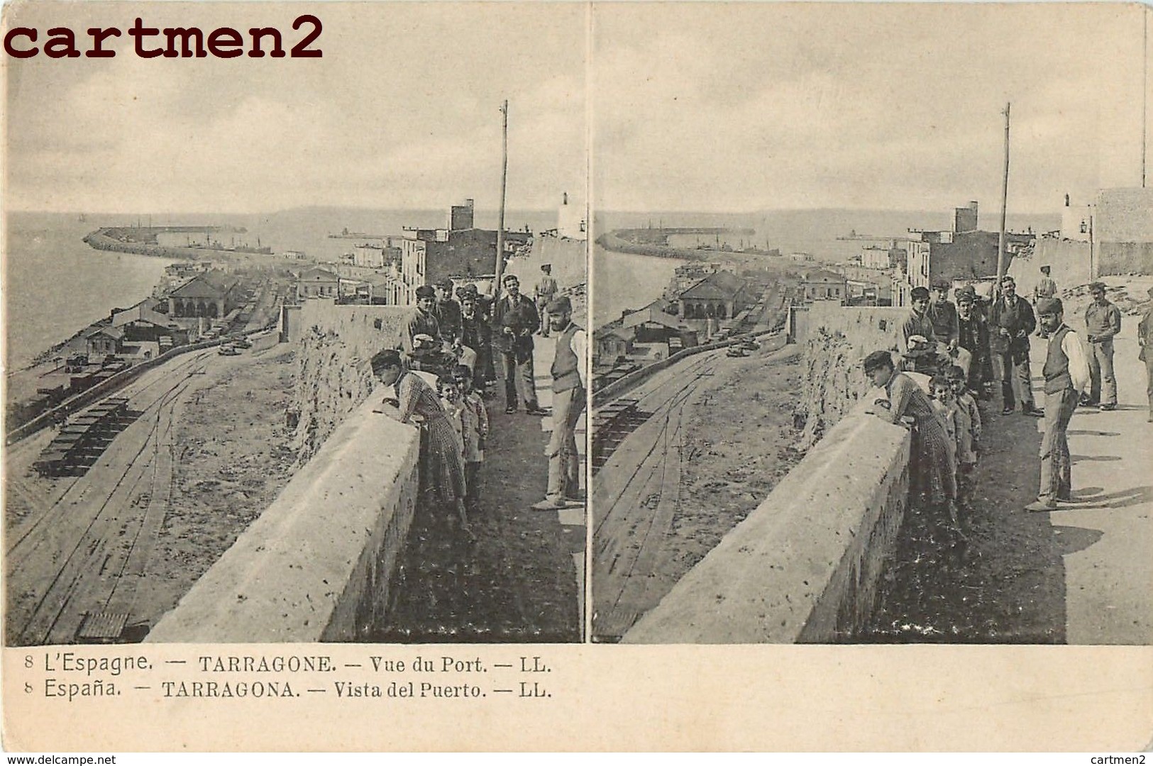 TARRAGONA PUERTO STEREO 1900 ESPANA - Tarragona