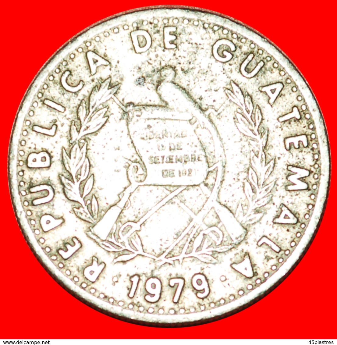 + MAYAN SCULPTURE (1976-2009): GUATEMALA ★ 10 CENTAVOS 1979! LOW START ★ NO RESERVE! - Guatemala