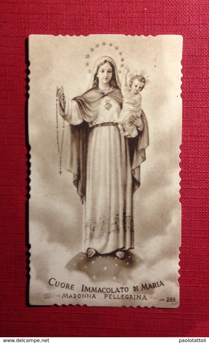 Santini, Holy Card- Cuore Immacolata Di Maria Ed. RLE N°283 - Religion & Esotericism
