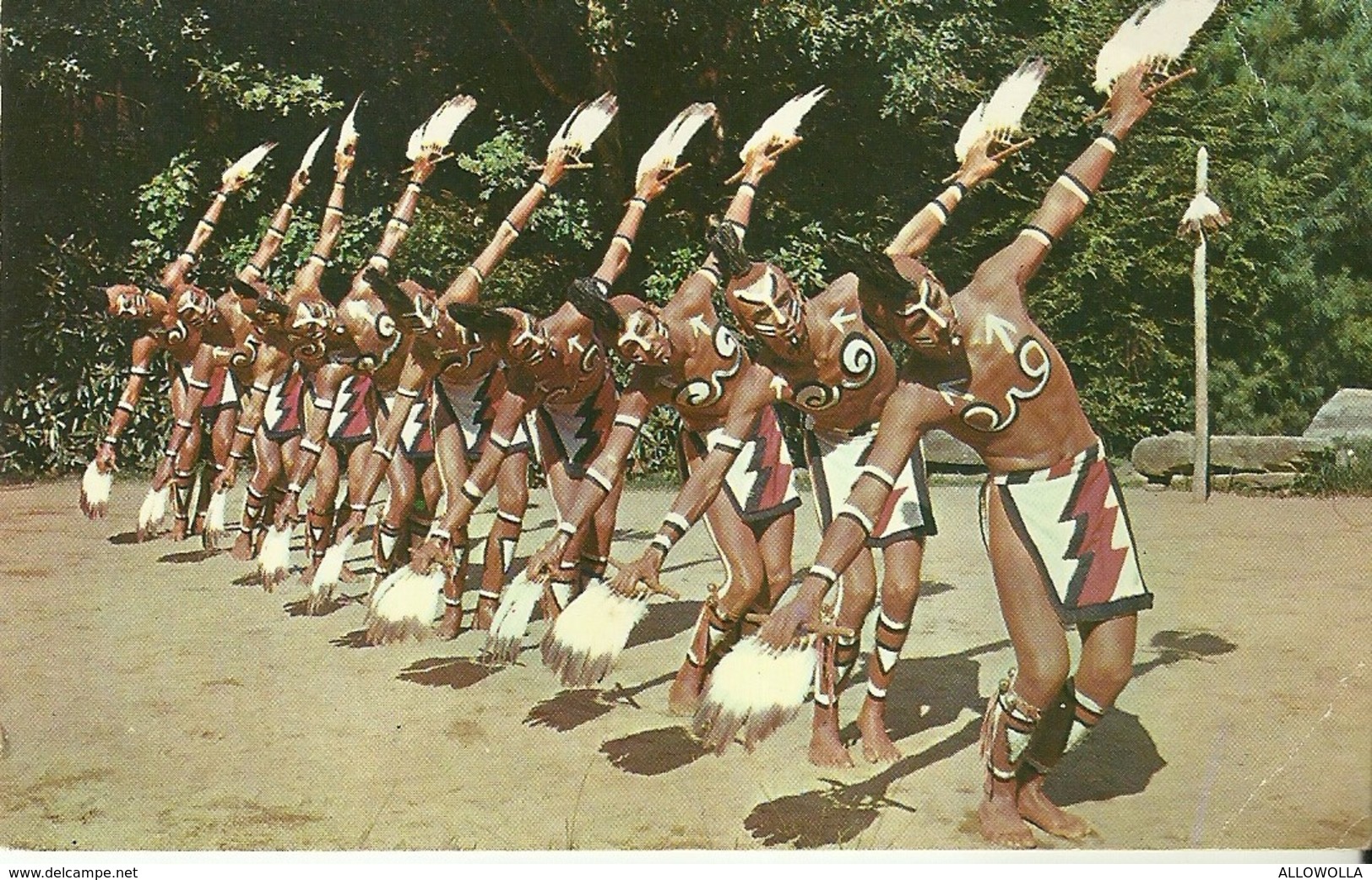 4133 "CHEROKEE EAGLE DANCE" CARTOLINA POSTALE ORIGINALE NON SPEDITA - Altri & Non Classificati