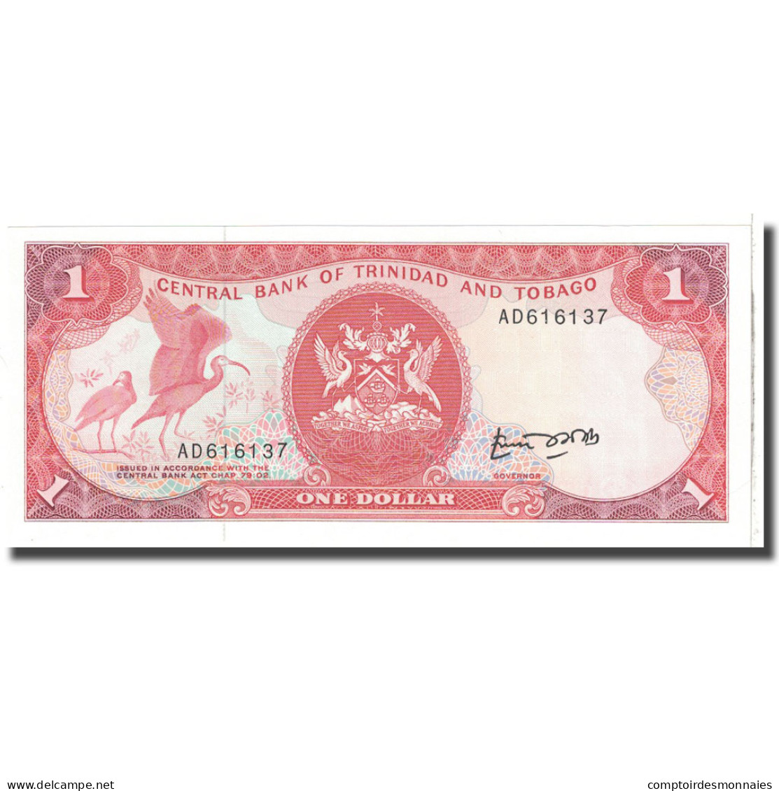 Billet, Trinidad And Tobago, 1 Dollar, KM:36a, NEUF - Trinidad Y Tobago