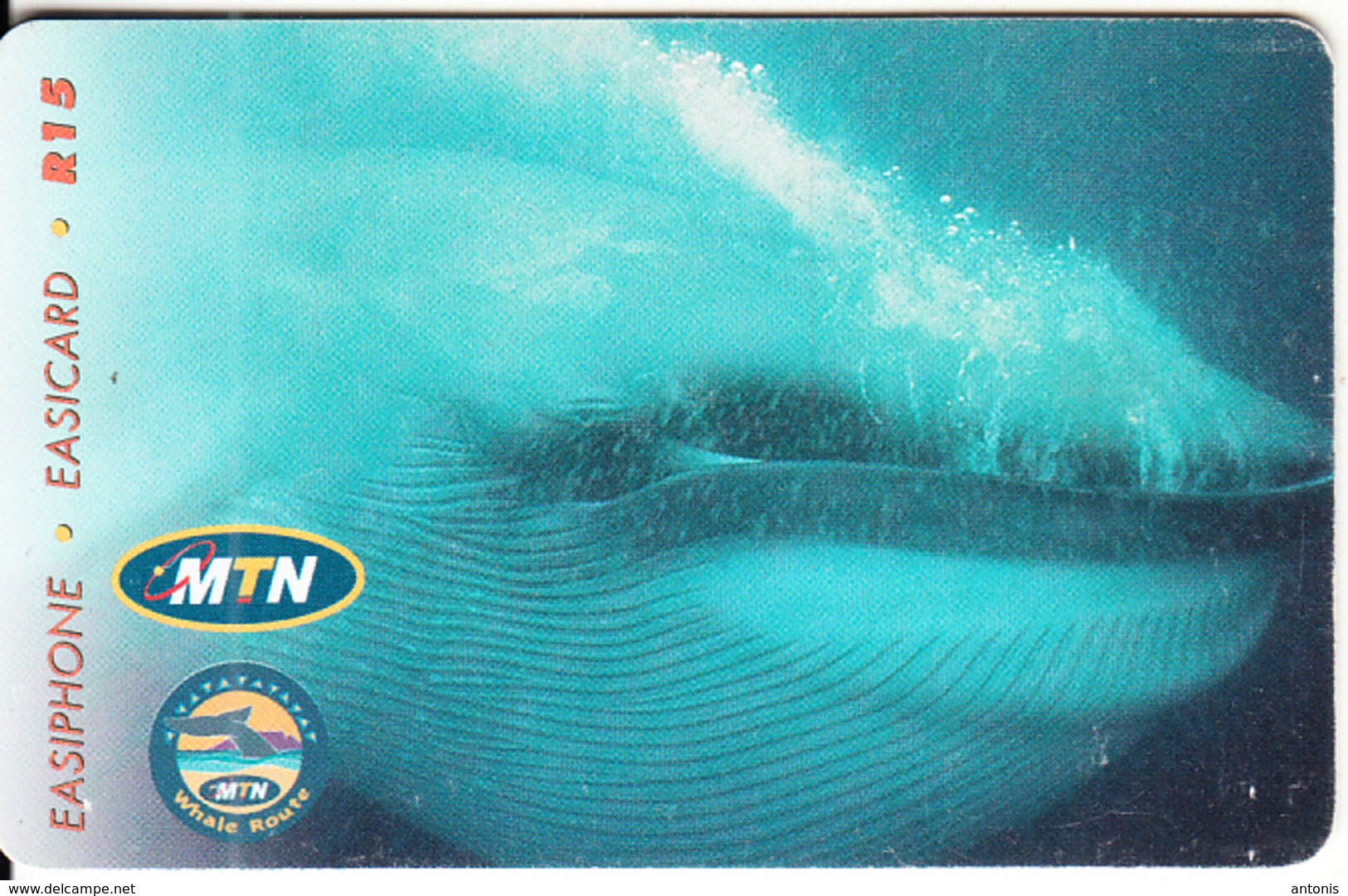 SOUTH AFRICA(chip) - Whale Route 1, MTN Telecard, Chip SO3, Tirage 50000, Used - South Africa