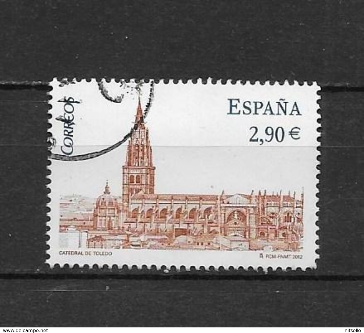 LOTE 1912   ///  (C115) ESPAÑA 2012 CATEDRAL DE TOLEDO - Used Stamps