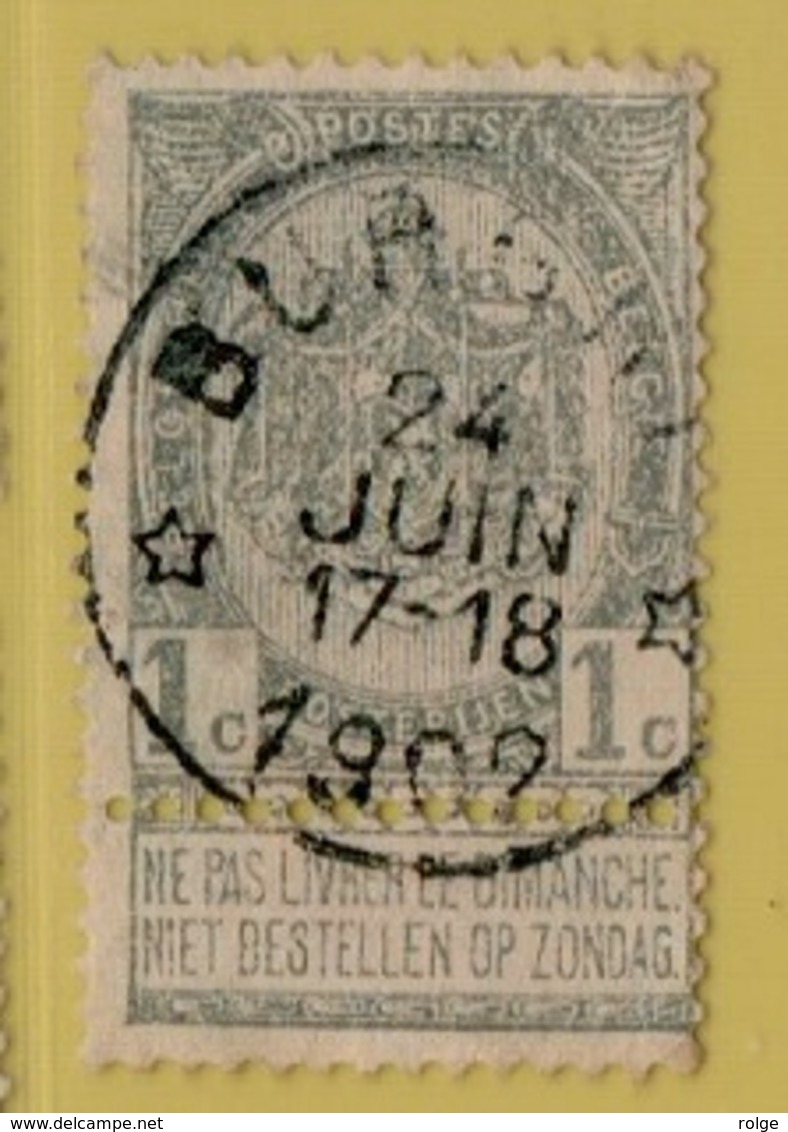 +MW-3710      *  BURGHT*    OCB 53     Sterstempel    COBA   +30 - 1893-1907 Wappen