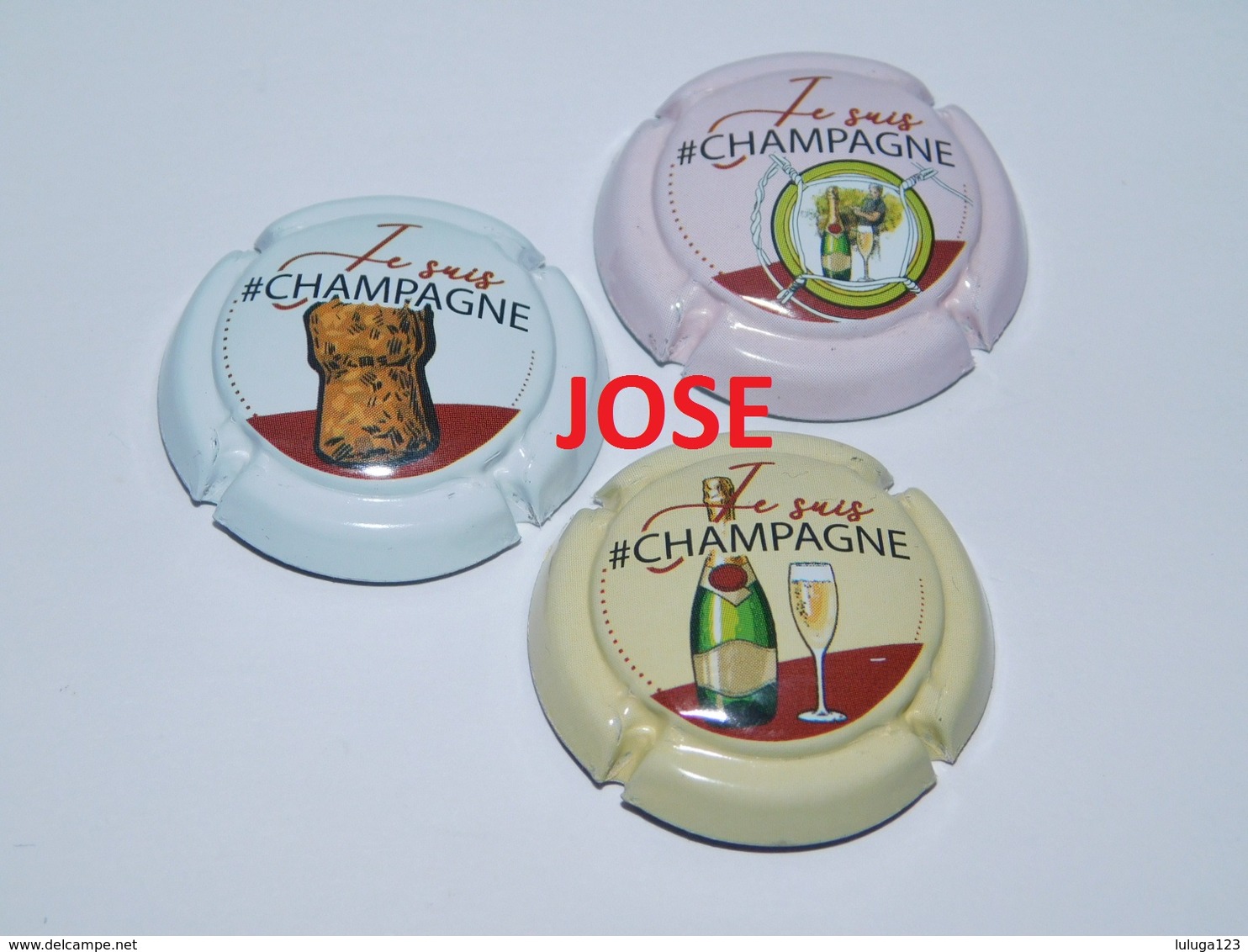 Série De 3 Capsules De Champagne  - GENERIQUE (Je Suis Champagne - Juin 2019) - Collections