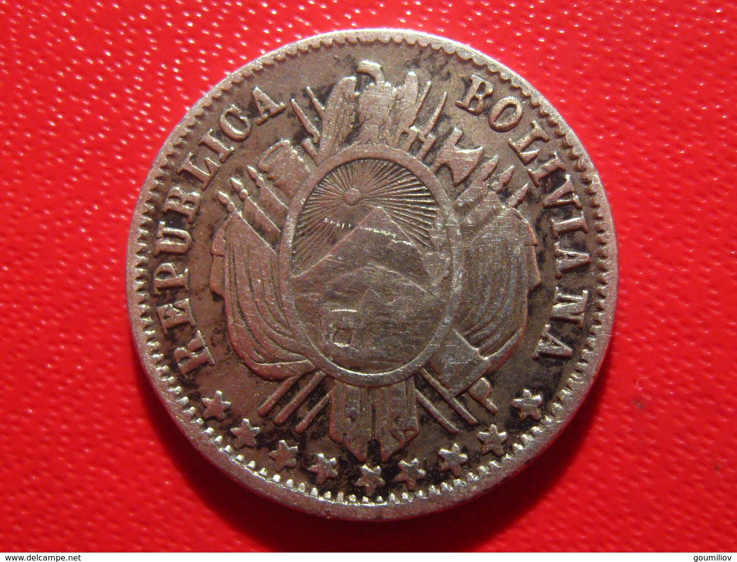 Bolivie - 10 Centimos 1874 2333 - Bolivië