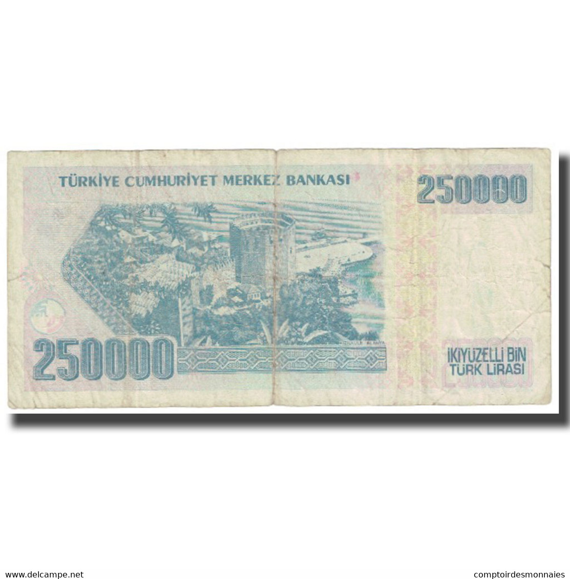 Billet, Turquie, 250,000 Lira, KM:211, TTB - Turquie