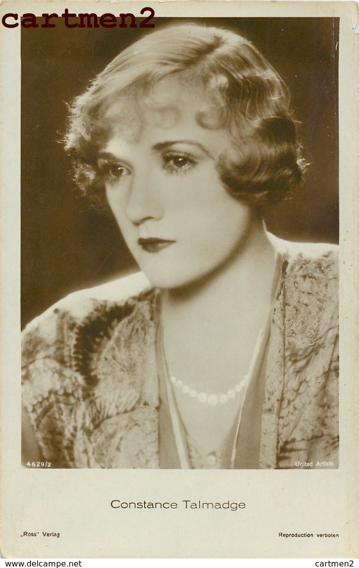 CONSTANCE TALMADGE ACTRICE CINEMA ACTOR VEDETTE - Actors