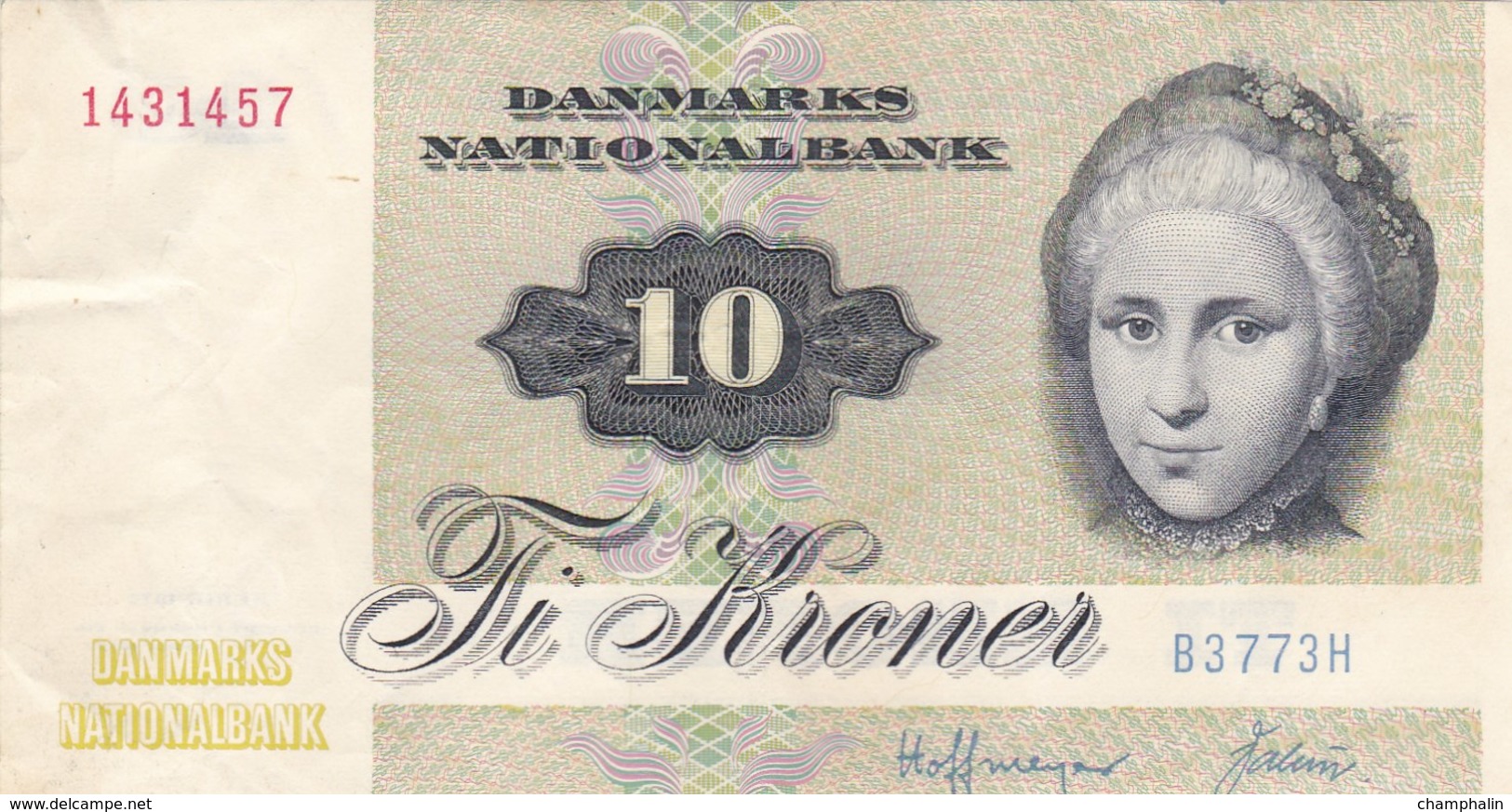 Danemark - Billet De 10 Kroner - 1972 - Denmark