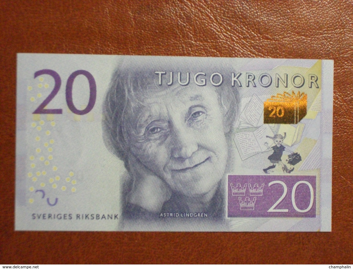 Suède - Billet De 20 Kronor - Astrid Lindgren - Neuf - Non Daté (2015) - Sweden