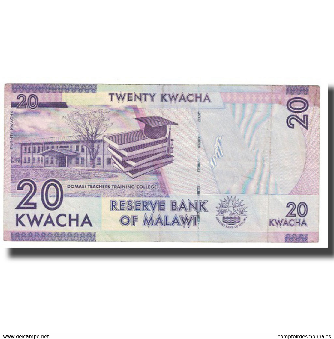 Billet, Malawi, 20 Kwacha, 2012, 2012-01-01, KM:57, B - Malawi