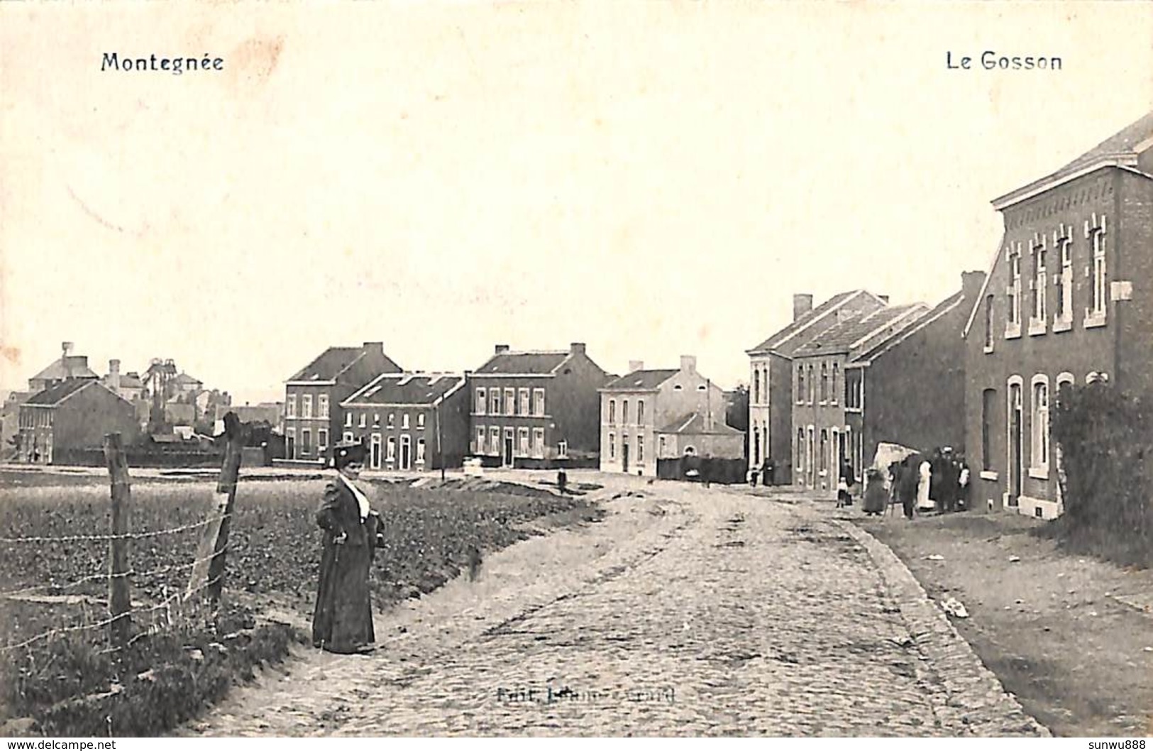 Montegnée - Le Gosson (animée, Photographe Photographié Voir Zoom 1910) - Saint-Nicolas