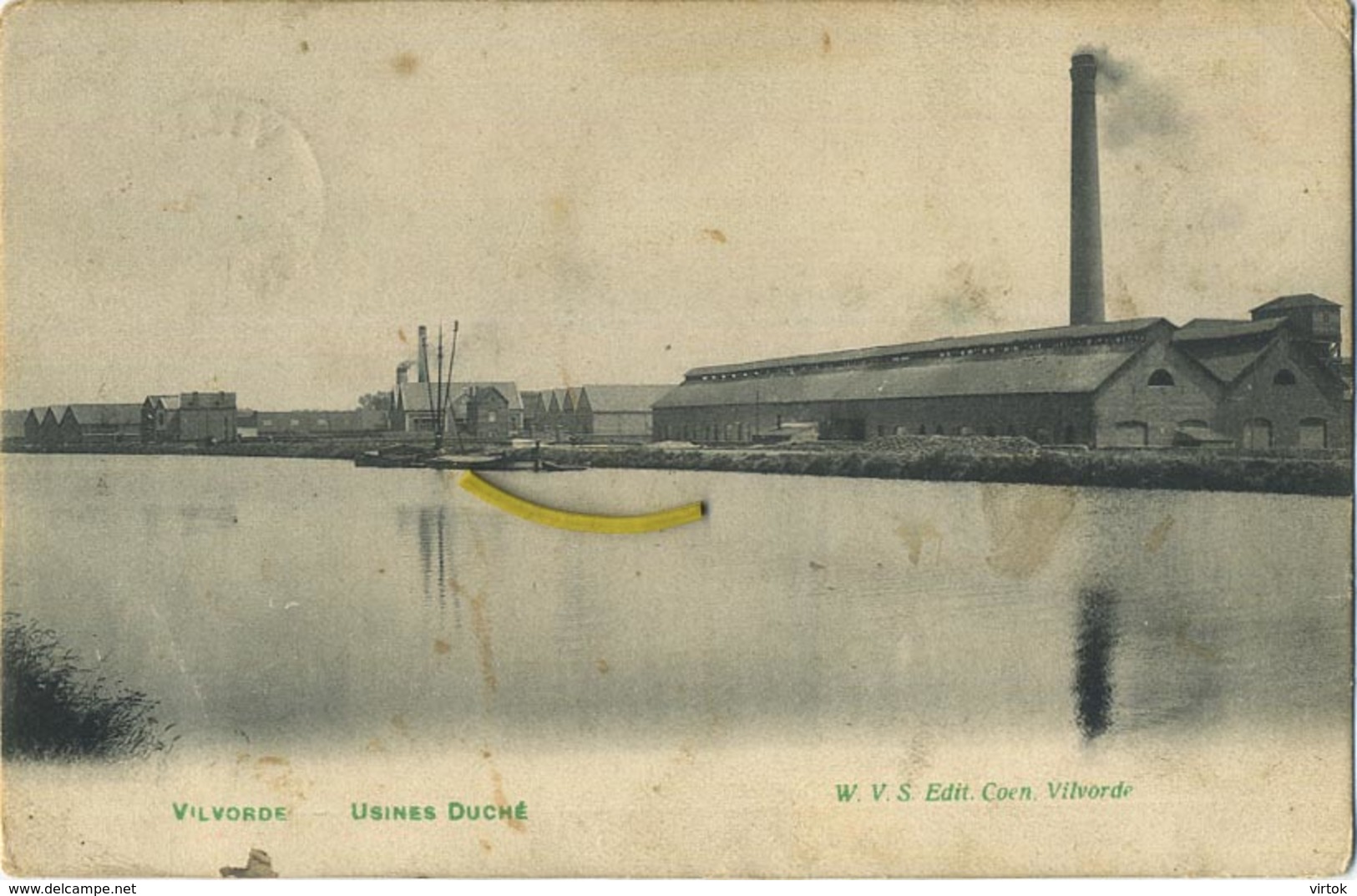 Vilvoorde - Vilvorde : Usines Duché  ( 1910 Met Zegel ) - Vilvoorde