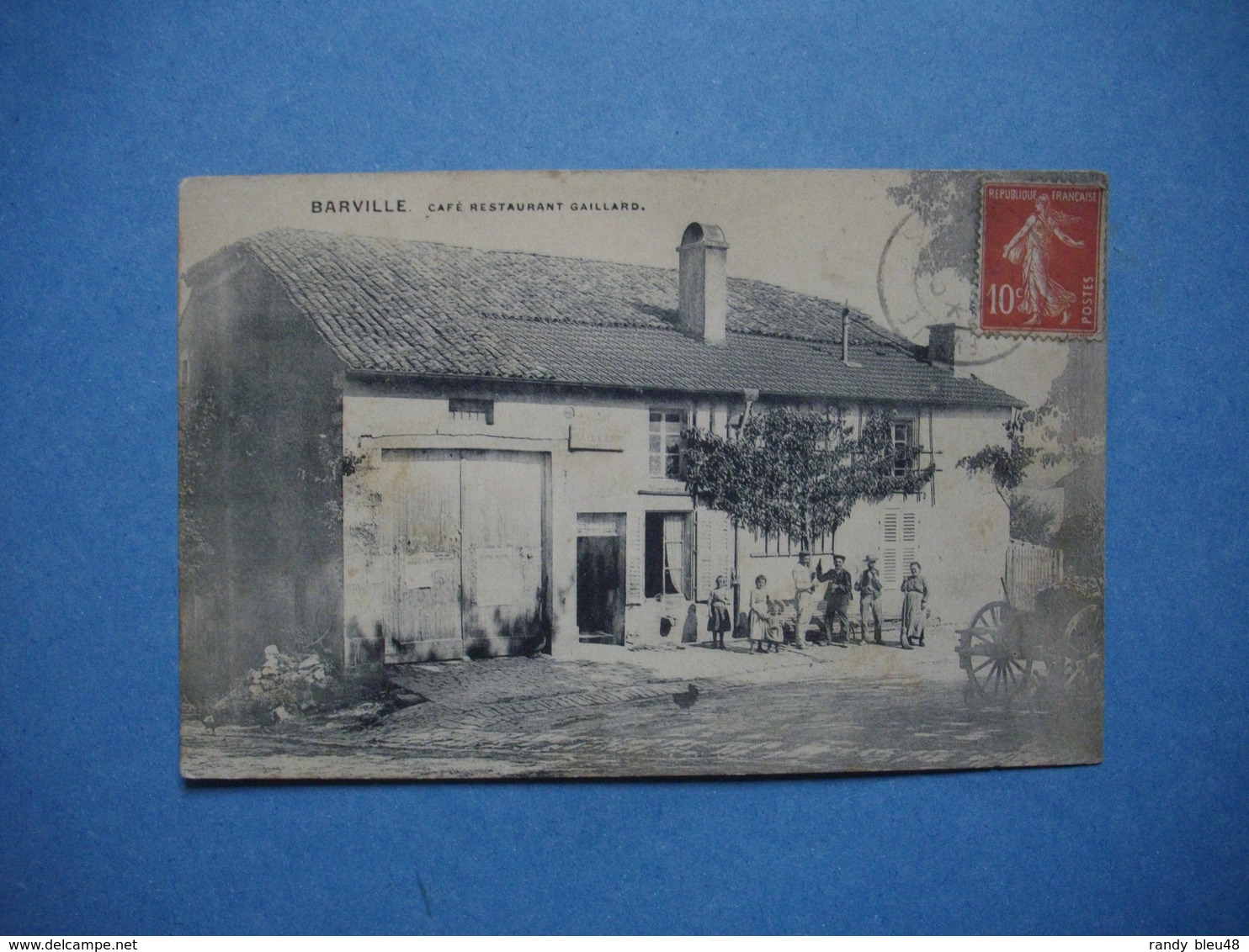 BARVILLE  -  88  -  Café Restaurant Gaillard  -  VOSGES - Andere & Zonder Classificatie