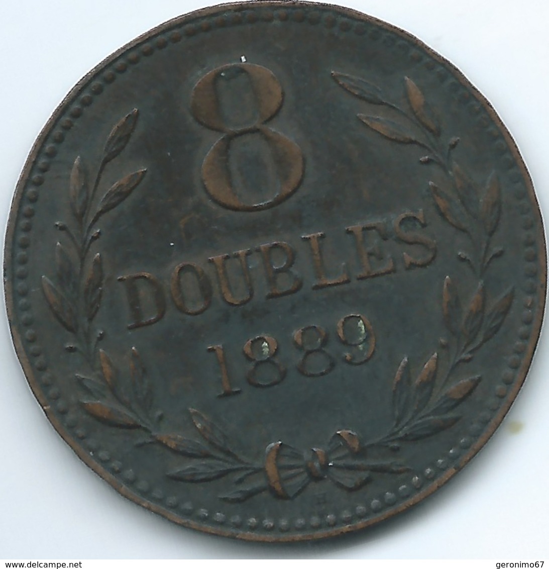 Guernsey - 1889 - 8 Doubles - KM7 - Guernsey