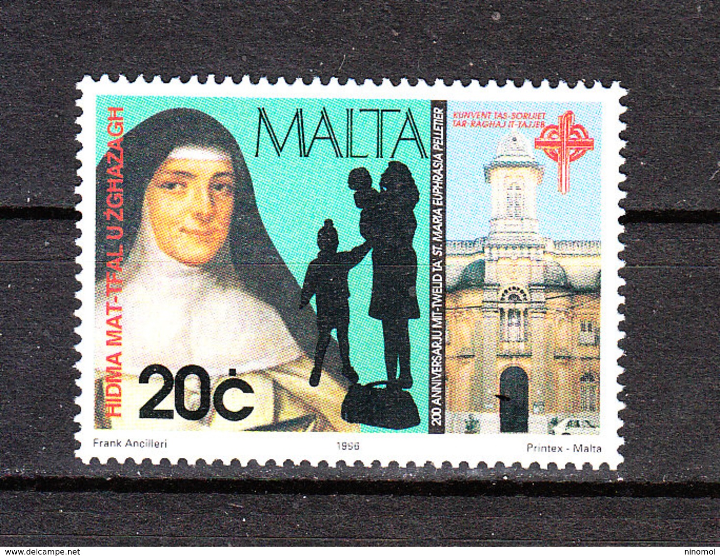 Malta - 1996. Santa Maria Di S. Eufrasia, Fondatrice Delle Suore Del Buon Pastore. MNH - Cristianesimo