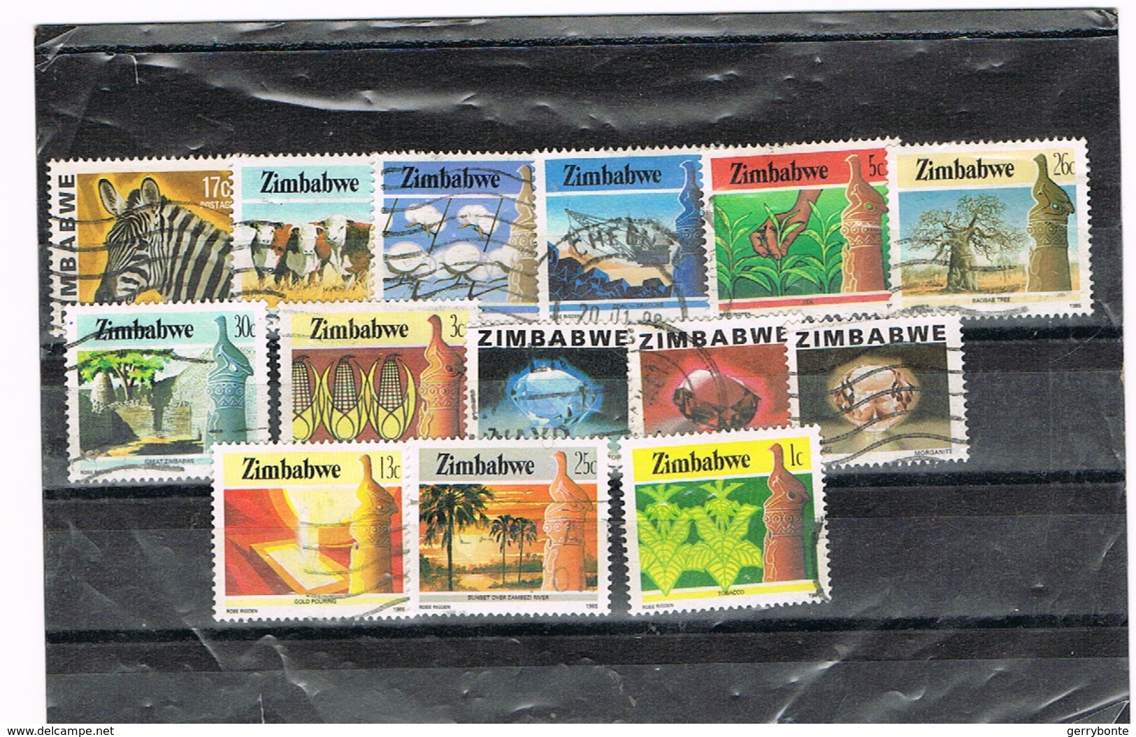 ZIMBABWE : LOTJE GESTEMPELD-OBLITERE - Zimbabwe (1980-...)