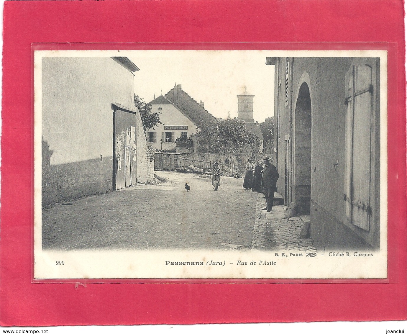 200. PASSENANS . RUE DE L'ASILE . CARTE NON ECRITE TRES ANIMEE - Autres & Non Classés