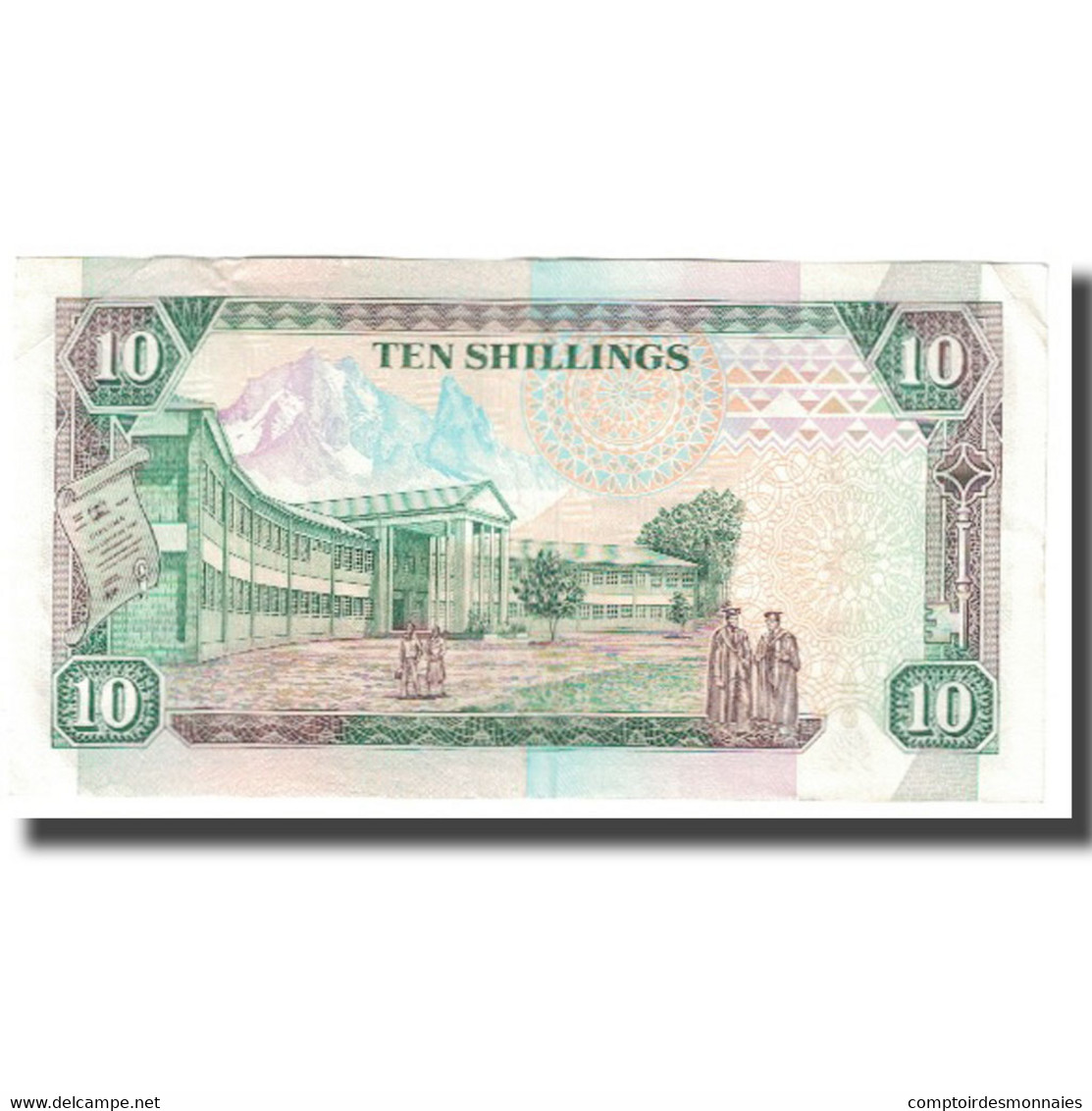 Billet, Kenya, 10 Shillings, 1992, 1992-01-02, KM:24d, TTB+ - Kenya