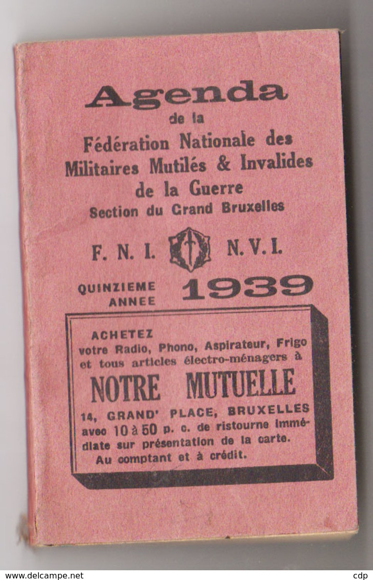Agenda FNI  1939 - 1914-18