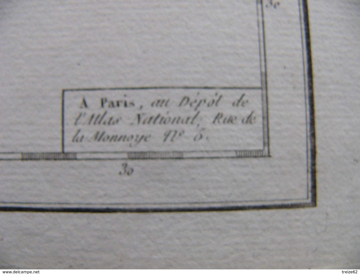 Rare Révolution Française Carte Gard 1793 Nimes Aigues Mortes Alès Uzes Vauvert Saint Hypolitte Aymargues Valleraugue - Geographische Kaarten