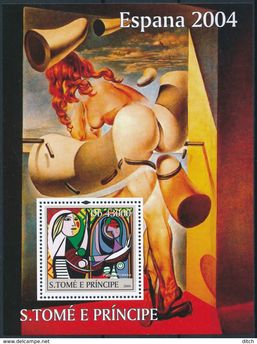 D - [401463]TB//**/Mnh-Sao Tomé-et-Principe 2004 - Espagne 2004, Célébrités, Tableau - Peinture - Art - Peintures & Tableaux