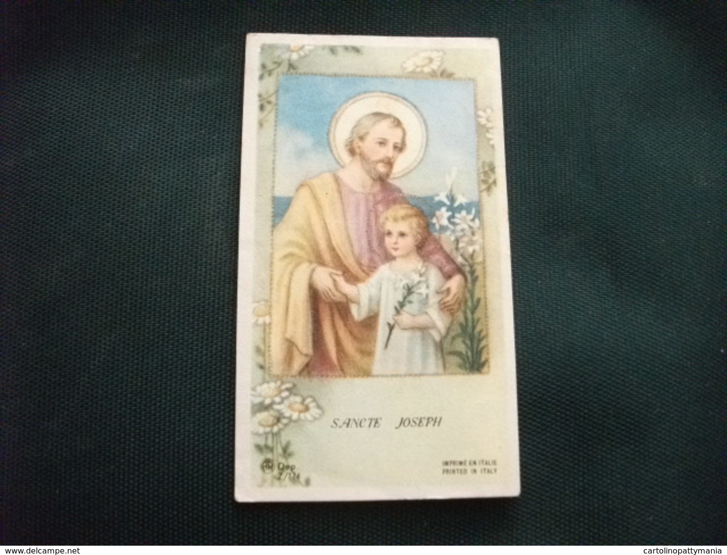 SANTINO HOLY PICTURE IMAGE SAINTE SAN GIUSEPPE - Religione & Esoterismo