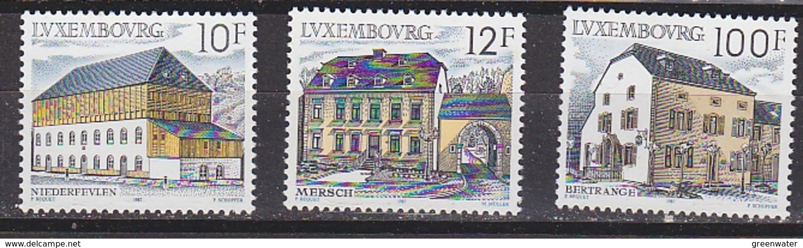 Luxemburg 1987 Architecture 3v  ** Mnh (43033) @ Face - Ongebruikt