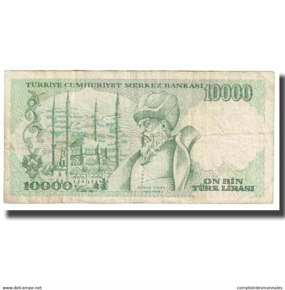 Billet, Turquie, 10,000 Lira, KM:200, TB - Turquie