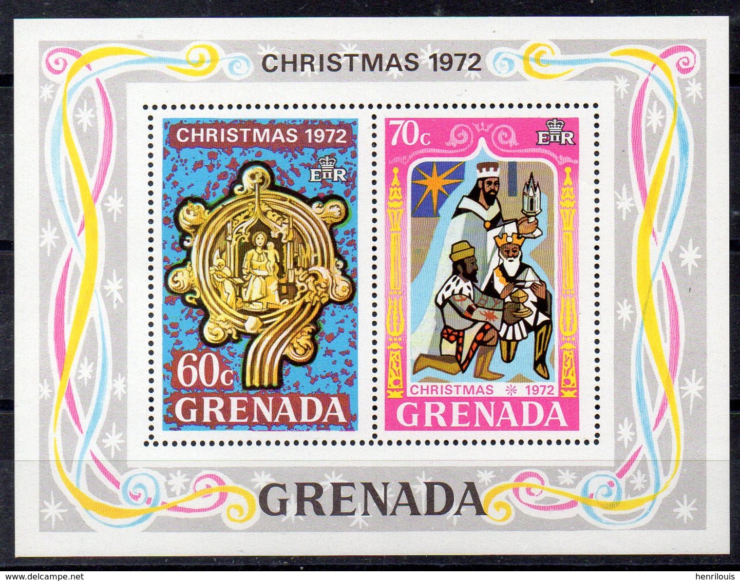 GRENADE  Timbres Neufs ** De 1972   ( Ref 6495 )   NOEL - Grenada (1974-...)