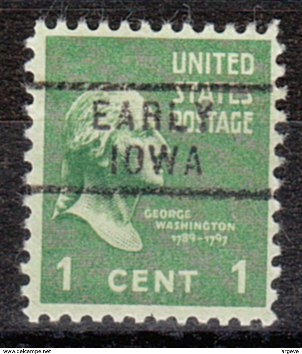 USA Precancel Vorausentwertung Preo, Locals Iowa, Early 729 - Prematasellado