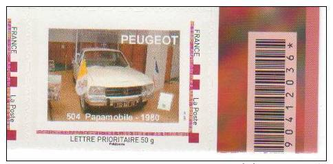 Doubs  -  Sochaux   - Peugeot  504 Papamobile  1980 - Autres & Non Classés