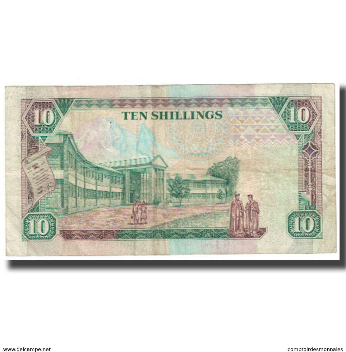 Billet, Kenya, 10 Shillings, 1989, 1989-10-14, KM:24a, TB - Kenya