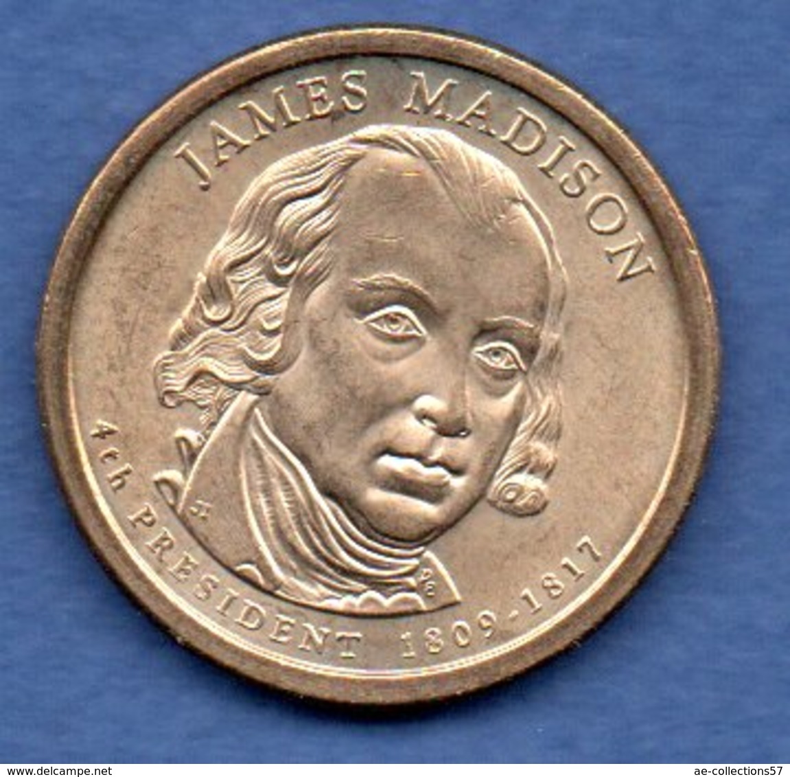 USA  -  1 Dollar 2007  - James Madison  - état  SUP - 2007-…: Presidents