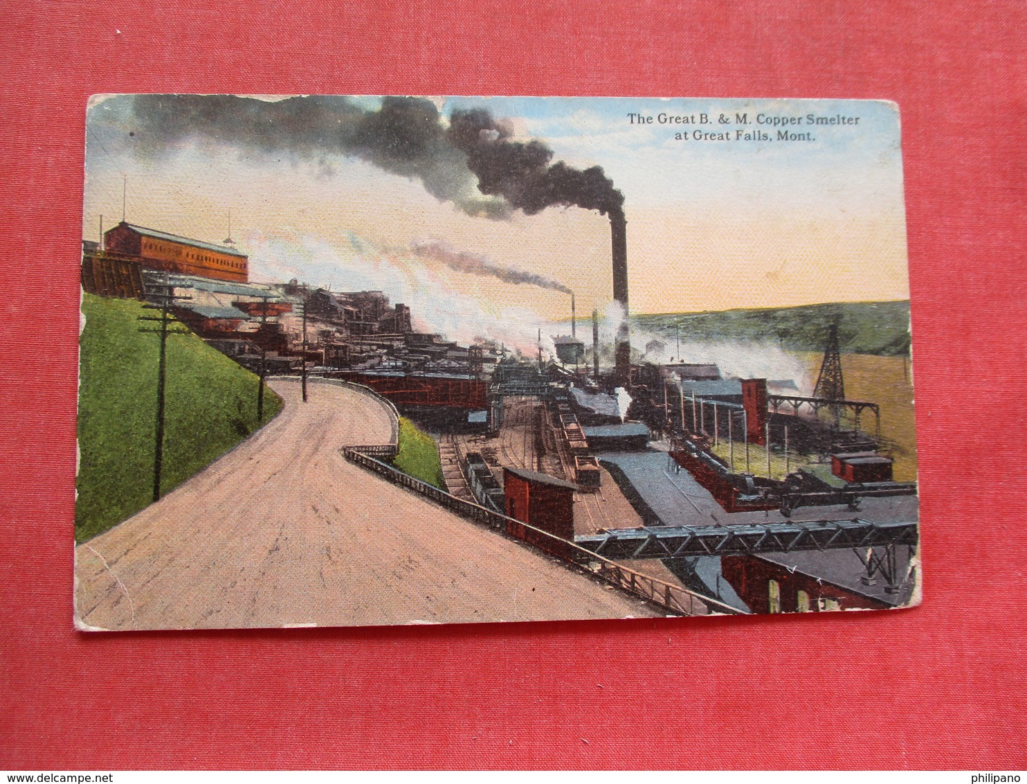 The Great B & M Copper Smelter  Montana > Great Falls   -ref 3410 - Great Falls