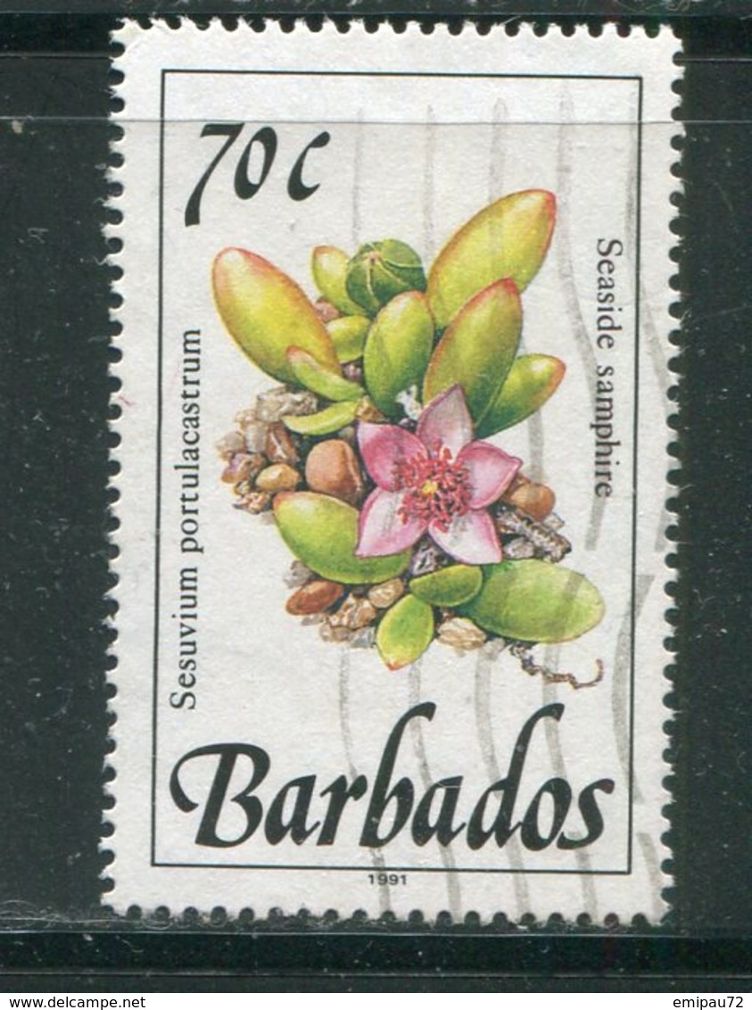 BARBADES- Y&T N°762- Oblitéré (fleurs) - Barbades (1966-...)