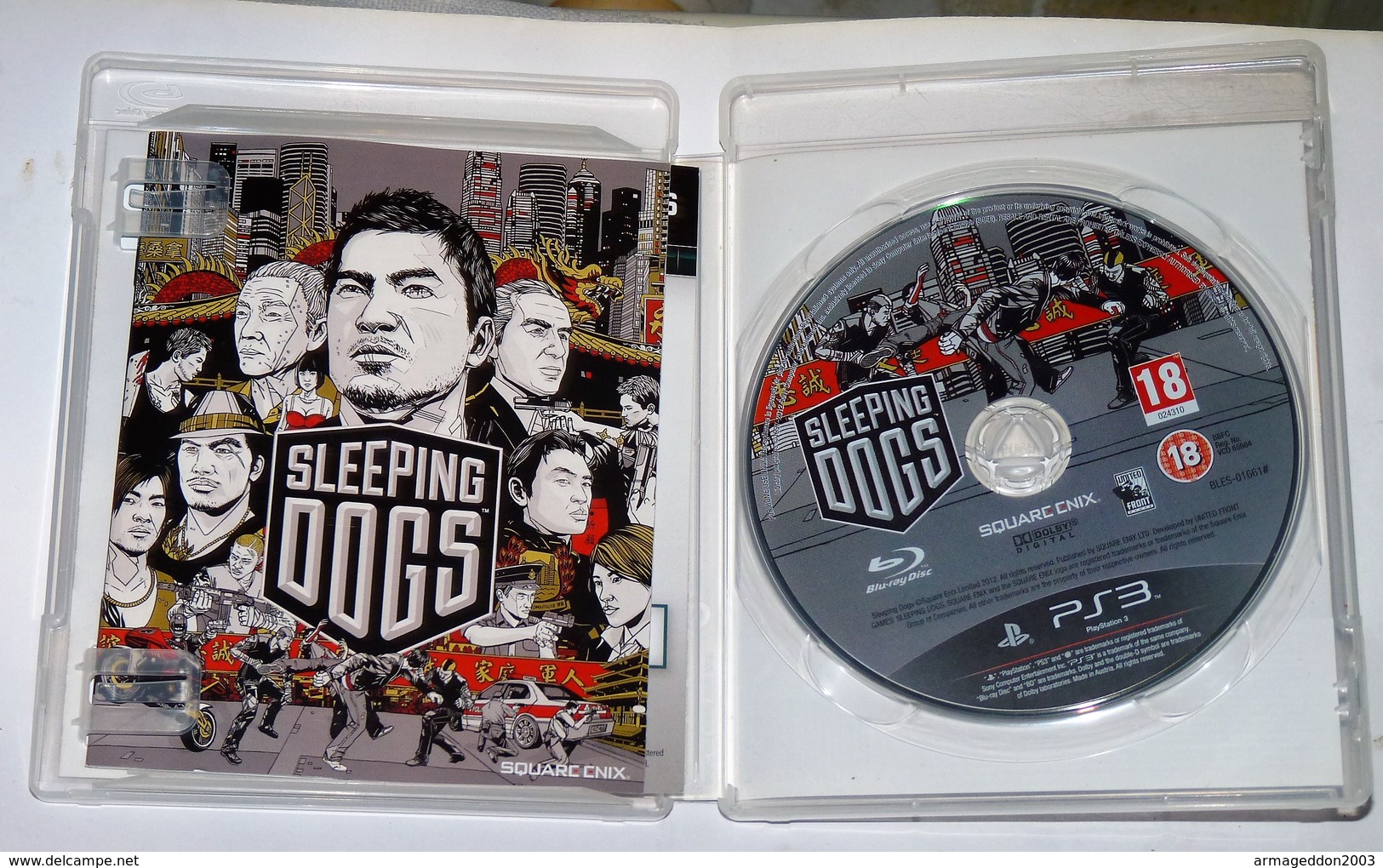JEU PS3 SLEEPING DOGS COMPLET / FONCTIONNE / FRANCE PAL - PS3